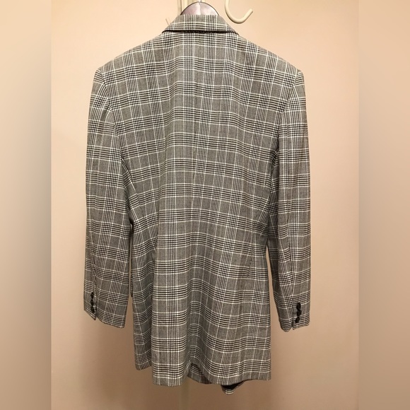 JH Collectibles Vintage Wool grey plaid blazer, size 6 - Picture 3 of 5